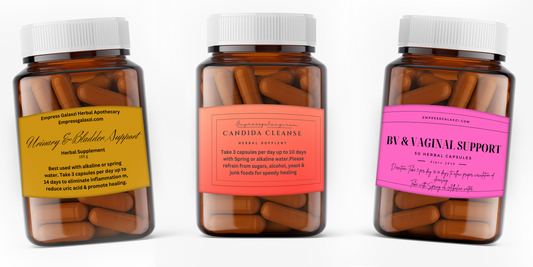 Feminine care, herbal pills; natural remedy; vaginal 