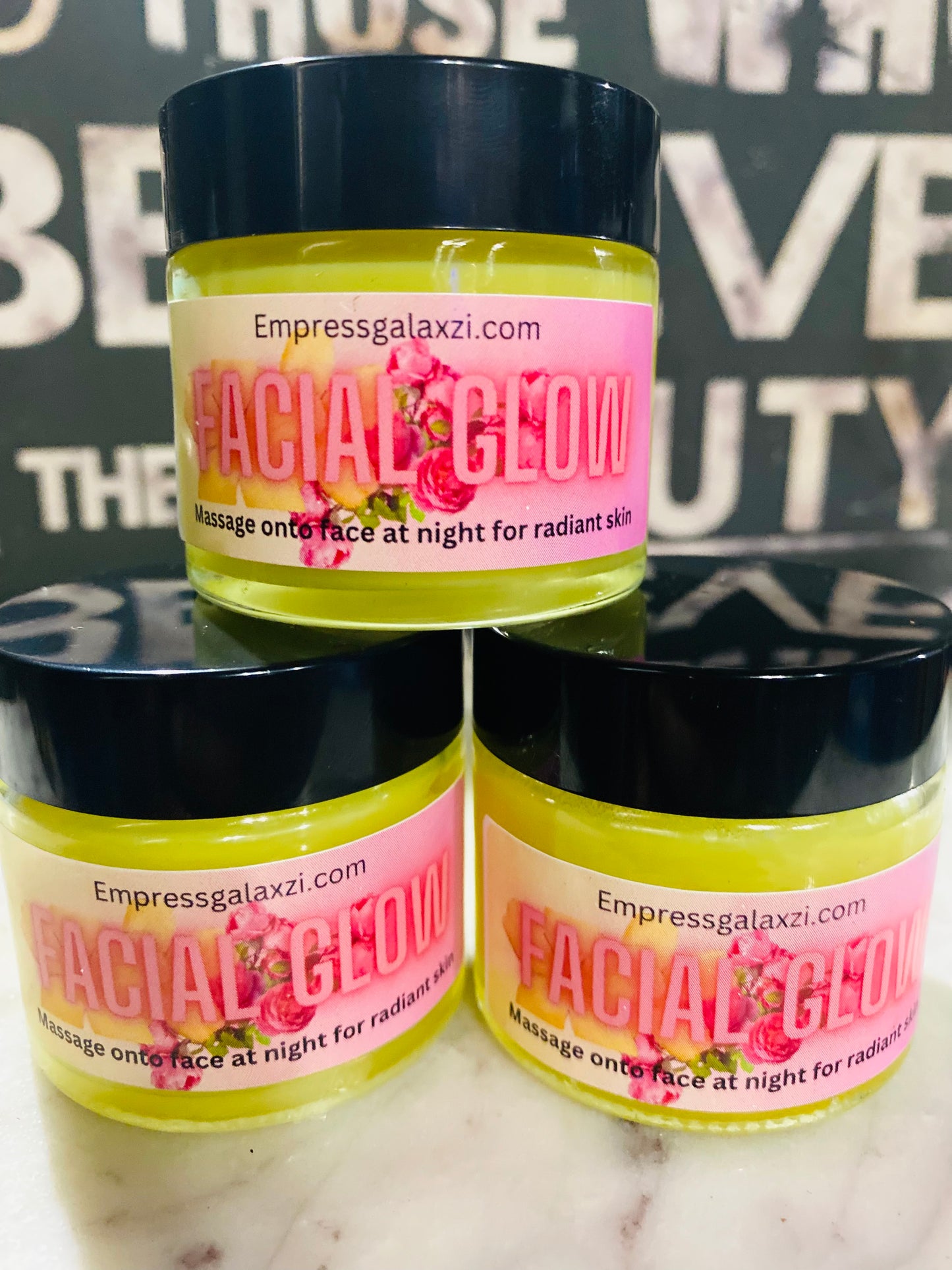 Facial glow salve