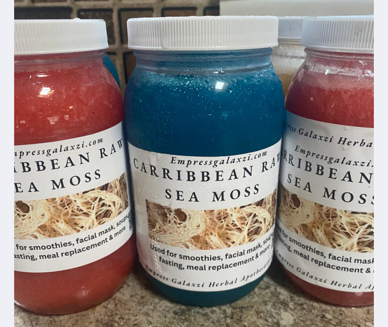 Flavored Caribbean Sea Moss (Juices & Jars)